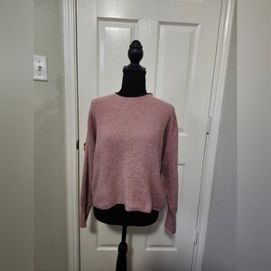 American Eagle Outfitters Soft Pink Crew Neck Sweater